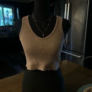 Cute Waffle Knit Top